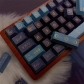Moon Rhyme 104+26 PBT Dye-subbed Keycaps Set for Cherry MX Mechanical Gaming Keyboard Black